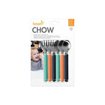 Boon Chow Silicone Plate Set - 3 Unbreakable Divided Toddler Plates - Baby Plates for 6 Months and Up - Baby Led Weaning Supplies - Mint Multicolor