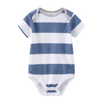 Kiddiezoom Unisex Baby 5-Pack Short-Sleeve Baby Bodysuit