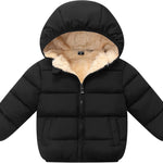 Toddler Baby Hooded Down Jacket Boys Girls Kids Thicken Warm Winter Coat Outerwear 1-7t