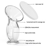 CMBEAR Silicone Manual Breast Pump - 4oz/100ml Capacity, Food Grade, Soft Bottle for Gentle Breast Milk Collection