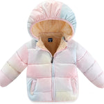 Toddler Baby Hooded Down Jacket Boys Girls Kids Thicken Warm Winter Coat Outerwear 1-7t