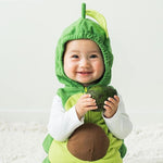 VISGOGO Baby Halloween Costumes Toddler Infant Boy Girl Avocado Pineapple Outfits Hooded Romper Jumpsuit Legging