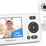 Baby Monitor with Camera and Audio, Portable Travel Baby Monitor with Screen, Baby Camera Monitor No WiFi, Night Vision, VOX Mode, 1000ft Long Range, Baby Safety Monitor