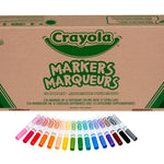 Crayola Broad Line Markers Classpack (256 Ct), Bulk Markers for Kids, Art Supplies for School, Classroom Must Haves, Preschool & Kindergarten Supplies