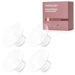 Momcozy M5 Hands-Free Wearable Breast Pump, Double-Sealed Flange for Baby-Like Comfort, 3 Modes & 9 Suction Levels, Portable Electric Pump – 24mm, 2-Pack Cozy Red