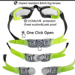 EverSport Kids Swim Goggles, Pack of 2 Swimming Goggles for Children Teens, Anti-Fog Anti-UV Youth Swim Glasses for Age4-16