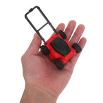 Hemoton Miniature Lawn Mower Toy for Kids Realistic Plastic Dollhouse Garden Accessory Lightweight Toddler Lawn Mower for Indoor Outdoor Role Play Safe Small Model