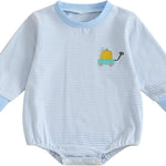 St Patricks Day Baby Boy Outfit Newborn Waffle Shamrock Onesie Sweatshirt Bubble Romper Top Infant Spring Clothes