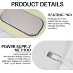 Baby Wipes Warmer Travel Wipes Warmer Portable Thermostat Reusable Wipes Heater for Home Car Travel （White）