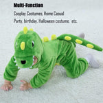 Halloween Baby Green Dinosaur Costumes Toddler Outfit Infants Cosplay Romper 1-60 Months