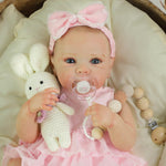 Realistic Reborn Baby Dolls - 20 Inch Cute Lifelike Real Life Baby Dolls Newborn Baby Dolls Girl with Soft Full Vinyl Body and Accessories can Swimming for 3+ Years Old Kids Gifts