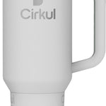 Cirkul Light Gray All-Day StrawSip™ Tumbler - 40oz Gray Stainless Steel Tumbler, Flavor Cartridges Not Included
