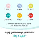LILLYDOO Diapers - Size 2 (9-18 lbs), Half-Monthly Supply (100 Count), Skin-Friendly, Ultrasoft, Chlorine-Free & Absorbent Baby Diapers