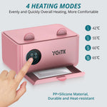 YGiTK Portable Baby Wipe Warmer —Dual Layer with Face Mask Heating Wet Wipe Warmer, 4-Level Temperature Adjustable,Large Capacity and Touch Control, Fast Heating for Newborn Night Care