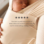 WildBird - Aerial Buckle Wrap - 0-6 Months - Standard (XS-XL) Sparrow - Newborn Baby Carrier - Front Carry - Soft Fabric, Straps, Head Support, Padded Waist Belt - Baby Essentials - New Mom Gifts