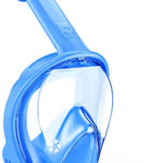 Kids Snorkel Mask Full Face, Snorkeling Gear for Kids 2-14 with Camera Mount, 180 Degree Panoramic View Snorkeling Set Anti-Fog Anti-Leak