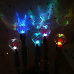 8 Pcs Cute Pens Kawaii Pens Fun Pen, 0.5mm Cat Paw Shiny Luminous Ballpoint Pen, Korean Japanese Stationery School Supplies for Teen Girls Women, Black Writing