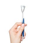 GUM Tongue Cleaner - Dual Action Soft Bristled Tongue Brush with Tongue Scraper for Better Oral Hygiene - Bad Breath Treatment (Pack of 3)
