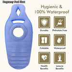 LONGLUAN TummyNest - Pregnancy Mattress, Inflatable Pregnancy Pillow, Pregnancy Mattress with Hole, The Best Gestation Pool Float for Sleeping Prone, Comfort for Stomach & Side Sleepers (Coffee)