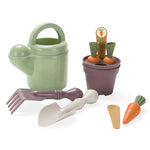 Dantoy: Green Garden - Planting Set - 11pcs, Pretend Play Gardening & Food Playset, Realistic Tool Toys, Recycled Plastic, Kids & Toddlers Ages 2+