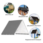 Playset Canopy Replacement,52“ x 90” Swing Set Replacement Tarp,Playground Canopy Replacement,Swing Set Canopy Replacement,Outdoor Swingset Shade Kids Playground Roof Canopy Sunshade Tent Cover
