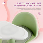 Didiseaon Baby Bath Seat for Tub Non-Slip Toddler Bathing Chair Adjustable Infant Shower Seat for Boys and Girls 1-3 Years Old Safe and Comfortable Bathing Support