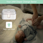 MOMYEASY Baby Wipe Warmer, Large Capacity Wipes Dispenser with 3 Temperature Modes, Even Heating Diaper Wipe Warmer with Night Light, Wipes Warmer for Babies/Adults