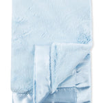 Little Me Baby-Boys Newborn Plush Stroller Blanket, Light Blue, One Size