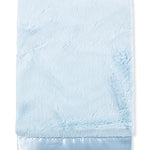 Little Me Baby-Boys Newborn Plush Stroller Blanket, Light Blue, One Size
