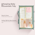 POXXU Baby Diaper Caddy Organizer and Storage,Diaper Bag,Baby Shower Gifts,Nursery Diaper Storage Bin and Car Organizer for Diapers and Baby Wipes,Newborn Essentials Must Haves