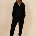 Motherhood Maternity Women's Scuba Underbelly Pregnancy Pocket Jogger Sweatpant, Black