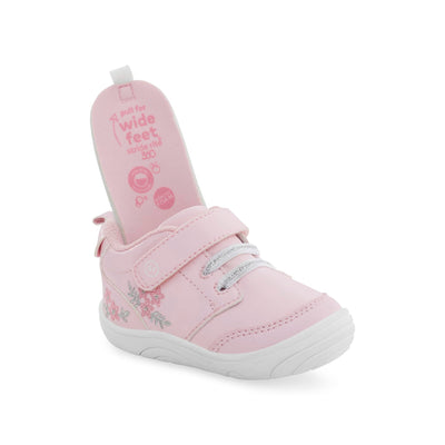 Stride Rite 360 Unisex Child Taye 2.0 First Walker Shoe, Light Pink, 3 Infant