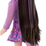 American Girl, AG Sisters Francie Doll, with Brown Eyes, Long Dark-Brown Hair with Purple Highlights, 14.5", Ages 4+
