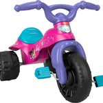 Fisher-Price Toddler Tricycle Barbie Tough Trike, Toy Bike with Handlebar Grips & Storage for Outdoor Play Kids Ages 2+ Years
