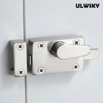 2Pcs Latch Indicating Lock,Latch Indicator Bolt,Privacy Partition Indicator Lock with Occupancy Indicator,Toilet Public Toilet Bathroom Stall Door Latch Lock (Silver,2pcs)