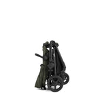 Joie Ginger 4-in-1 Convertible Pramette and Stroller, Height Adjustable seat, All-Wheel Suspension, Extra Storage – for Newborns and Toddlers (Evergreen)