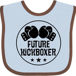 inktastic Kickboxing Future Kickboxer Baby Bib