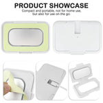 Baby Wipes Warmer Travel Wipes Warmer Portable Thermostat Reusable Wipes Heater for Home Car Travel （White）