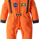 LXKIKMM Baby Toddler Boy Astronaut Costume Space Suit Cosplay Party Jumpsuit Halloween Rompers