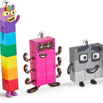hand2mind Numberblocks Friends Six to Ten Figures, Cartoon Action Figure Set, Toy Figures, Play Figure Playsets, Small Figurines for Kids, Number Toys, Math Toys, Stocking Stuffers for Kids 3-5﻿