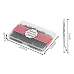 Vaincre Black Bobby Pin for Buns, 150 Count Hair Pins Bulk with Storage Case, Pain-Free Hair Clips for Women and Girls (Black, 2 inch)