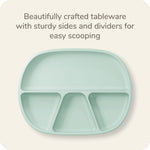NUK Silicone Baby Suction Plates, Durable Suction Feature Helps Reduce Spills, Microwave & Dishwasher Safe, BPA-Free, Pack of 2