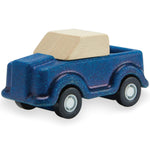 PlanToys® Blue Truck Wooden Montessori Vehicle Toy | Early Movement, Imagination and Practical Life Exploration | Eco Friendly Truck for Indoor and Outdoor Play