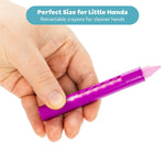 Tiger Tribe Bath Crayons - 8 Washable Colors for Mess-Free and Creative Bath Fun, Easy Grip for Kids Age 3+, Develops Creativity and Motor Skills