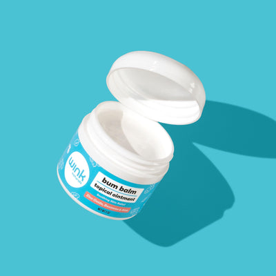 Wink Well Baby Diaper Rash Cream- Bum Balm Baby Diaper Cream for Irritated Skin and Insect Bites- Natural Moisturizing Baby Rash Ointment with No Toxins, Dyes, Fragrances, Parabens, Or BHA- 2 Oz