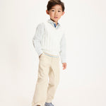 Gymboree,Boys,and Toddler Long Sleeve Button Up Shirts,Dusty Robin,4 Years