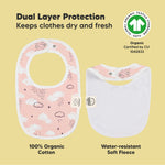 8-Pack Organic Baby Bibs for Boys, Girls - Soft Cotton Drooling and Teething Baby Bibs, Baby Girl Bibs, Baby Boy Bibs, Baby Drool Bibs for Baby Girl, Boy, Newborn Infant Bibs (Sweet Charm)