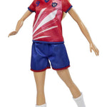 Barbie Careers Fashion Doll & Accessory, Soccer Player with Blonde Ponytail, #9 Uniform, Tall Socks, Cleats & Ball