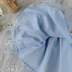 BGFKS Layered Tulle Tutu Dress for Toddler Girls,Baby Girl Rainbow Tutu Princess Skirt Set with Flower Headband.(Flower Blue,6 Months)