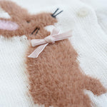 Toddler Baby Girl Cardigan Knit Sweater Long Sleeve Open Front Button Down Cardigan Coat for Fall Winter B-White